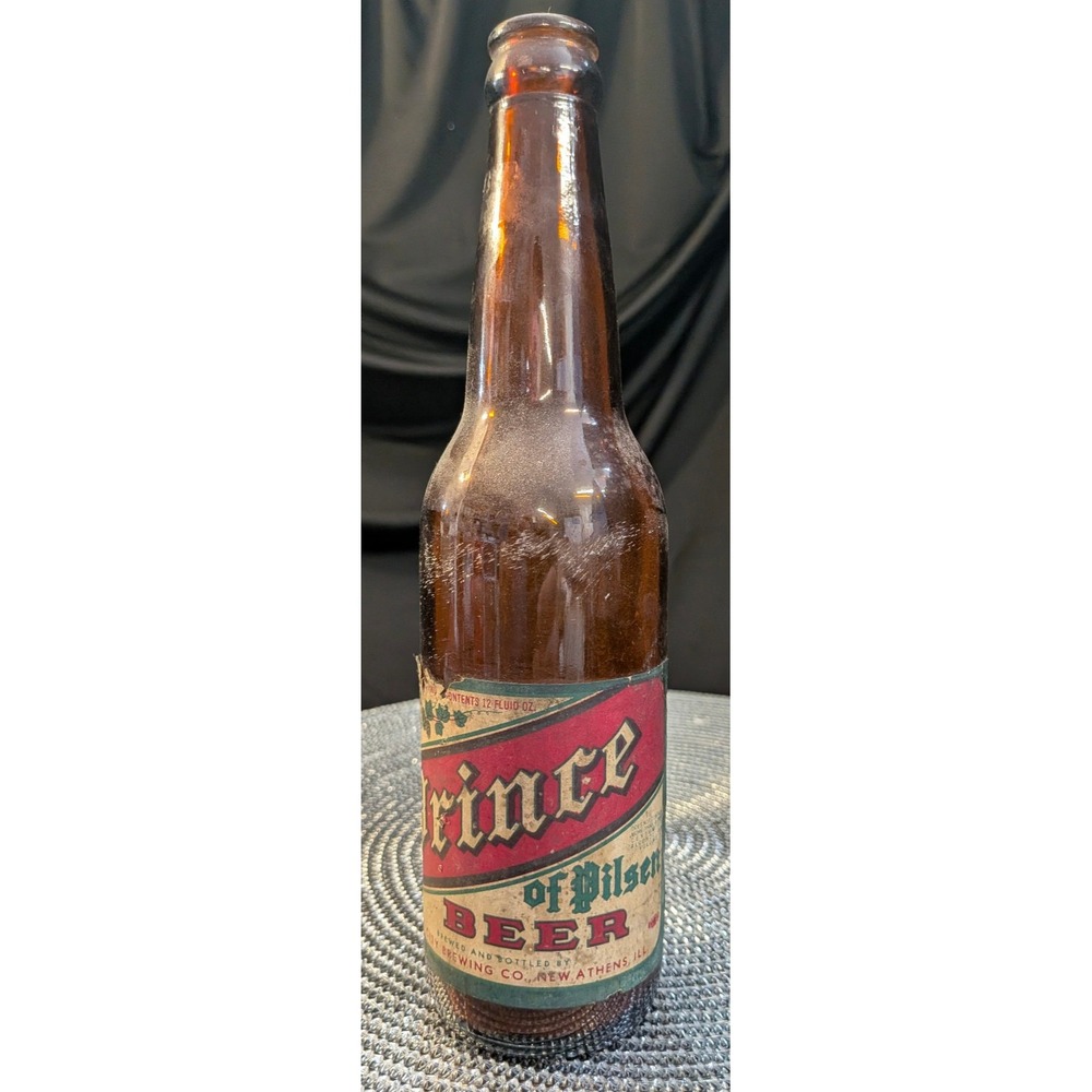 Vintage Oltimer Beer Star-Peerless Brewery Belleville IL IRTP Label Bottle 12oz